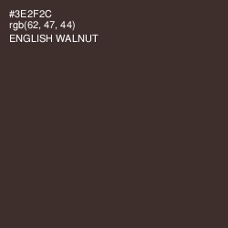 #3E2F2C - English Walnut Color Image